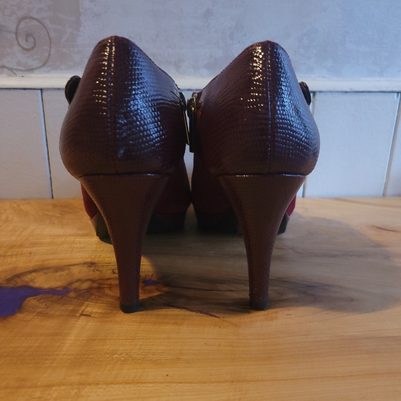 Bandolino US 7 2 tone red - Picture 7 of 11